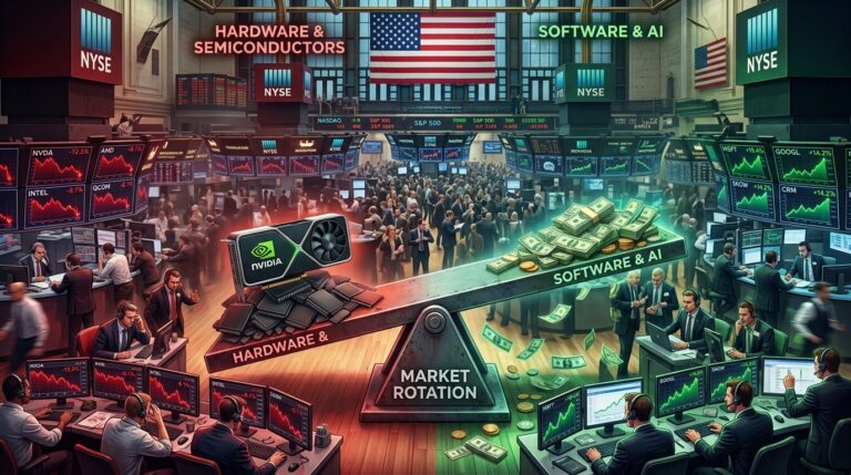 The Sell Chips Buy Software Trade Returns Amid Wall Street Volatility