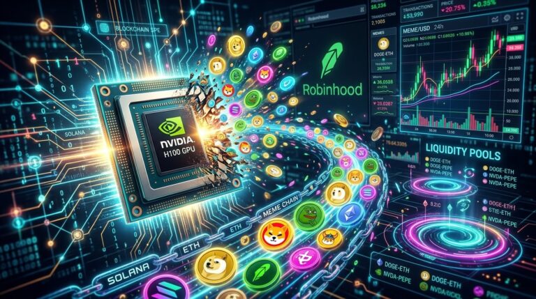 Tokenized Nvidia Finds Real Market as Memecoin Collateral