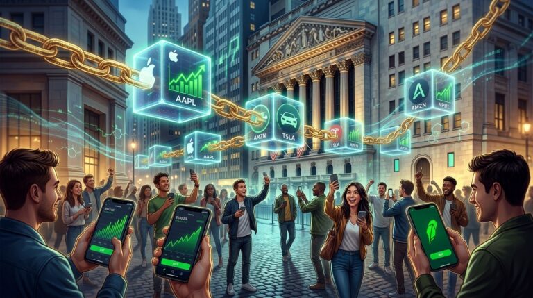 Tokenized Stocks Surge to 752K Holders as Robinhood Dominates