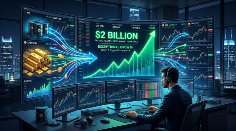 TradFi Perpetuals Double to $2B on Crypto Exchanges