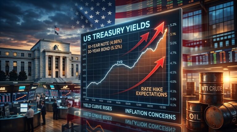 Treasury Yields Climb as Traders Bet on Fed Rate Hikes