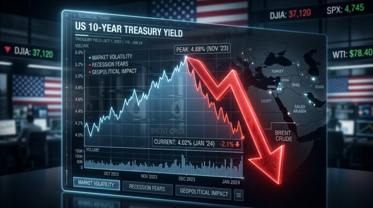 Treasury Yields Retreat as Markets Digest Geopolitical Risks