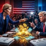 Trump Crypto Fortune Faces Warren Scrutiny Over $1.4 Billion
