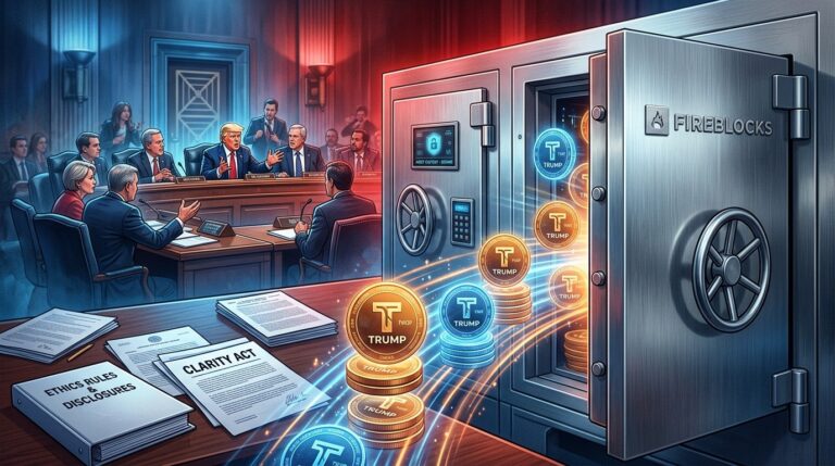 Trump Team Moves $17M in TRUMP Tokens as CLARITY Act Ethics Battle Intensifies