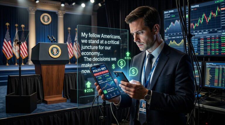 Trump Teleprompter Insider Turns Speeches Into $100K Prediction Market Windfall