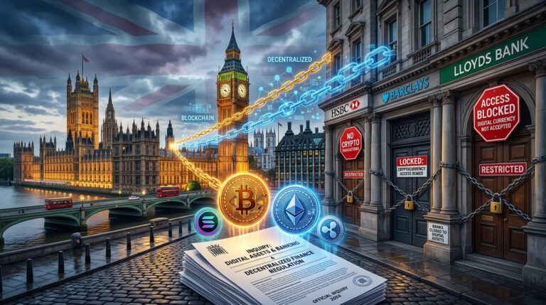 UK Parliament Probes Bank Restrictions on Crypto Businesses