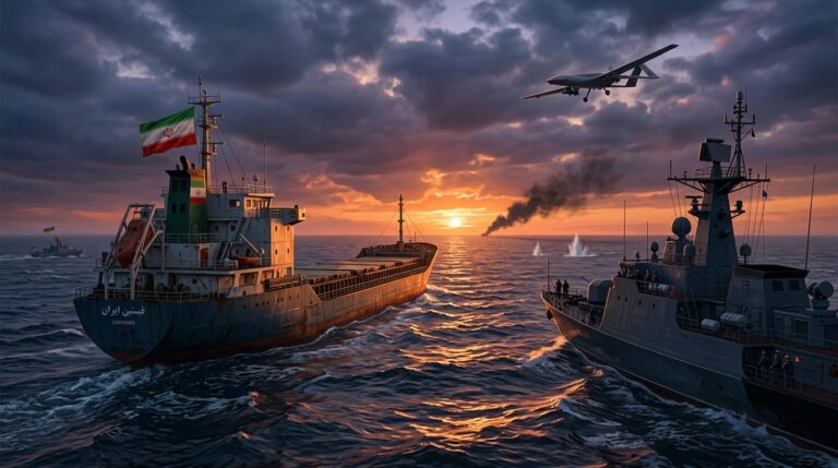 Ukraine Strikes Iranian Vessels in Caspian Sea Escalation