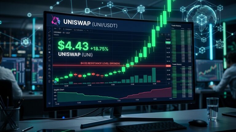 Uniswap UNI Price Jumps 8% Reclaiming Key $4 Level