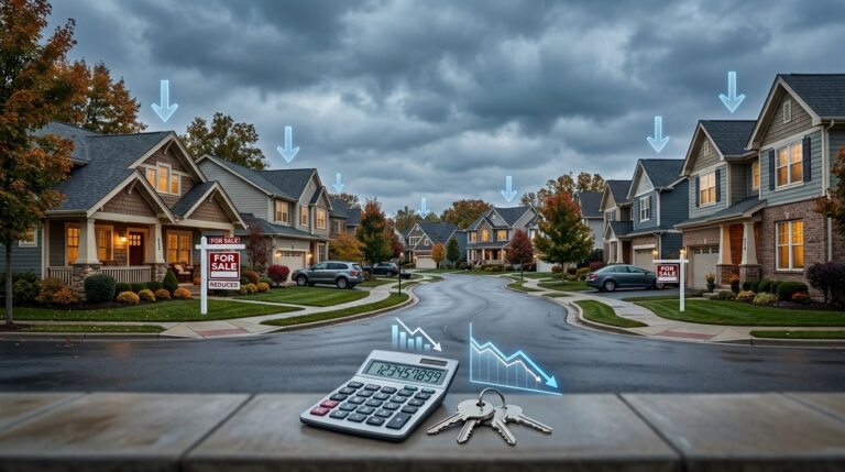 US Home Prices Drop for Third Straight Month in 2025
