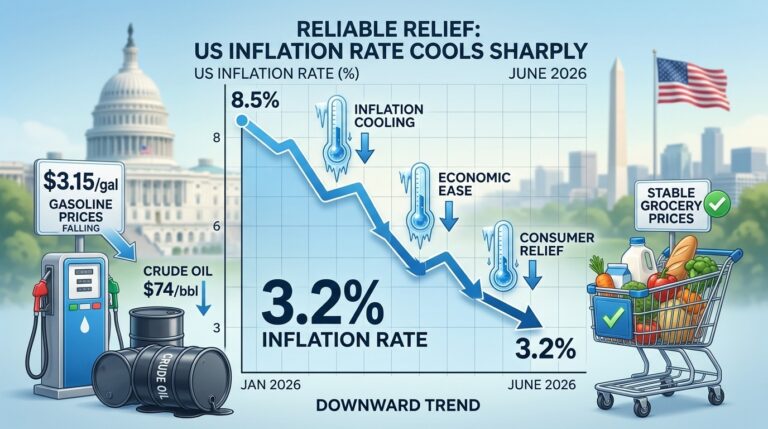US Inflation Drops to 3.5% in June 2026 With Energy Prices Easing