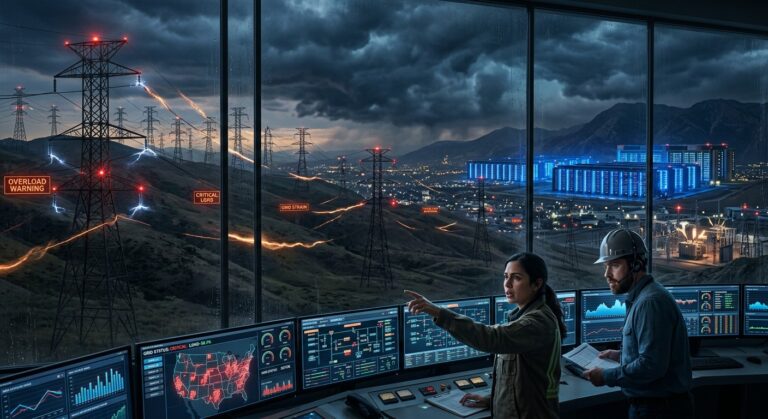 US Power Grid Crisis: 6.8GW Shortfall Hits Amid Data Center Boom