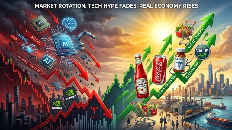 Value Stocks Surge: Sell Semis Buy Consumer Staples Rotation