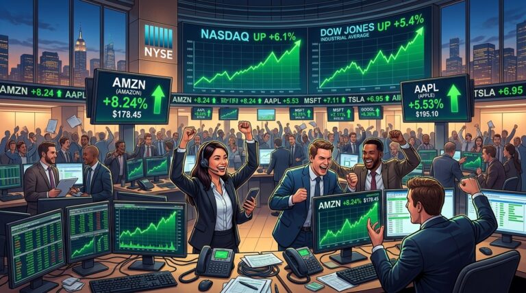 Wall Street Rebounds as Nasdaq Futures Climb on Tech Earnings Surge