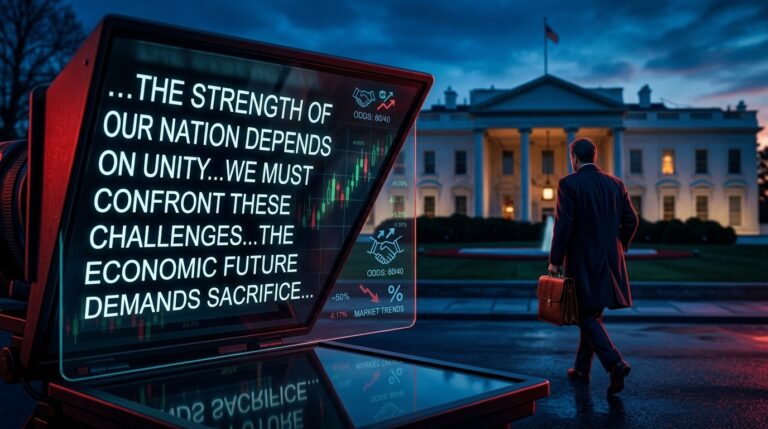 White House Teleprompter Operator Exits Amid Trump Speech Betting Scandal