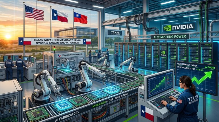 Wistron Shares Surge After Texas AI Plant Opening for Nvidia