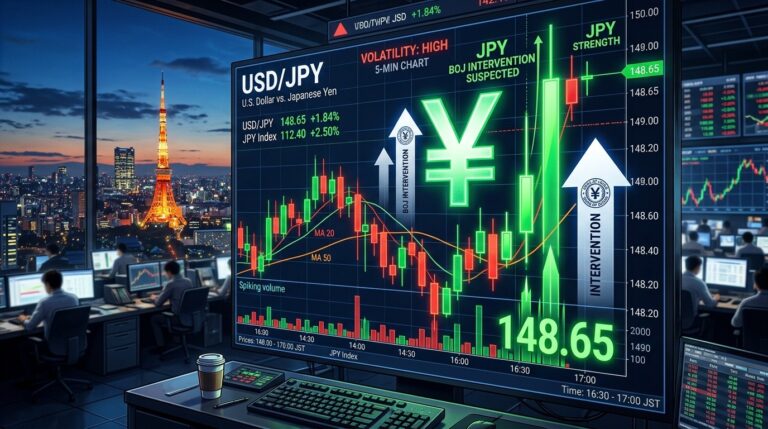 Yen Spikes Sharply Triggering Fresh Intervention Speculation