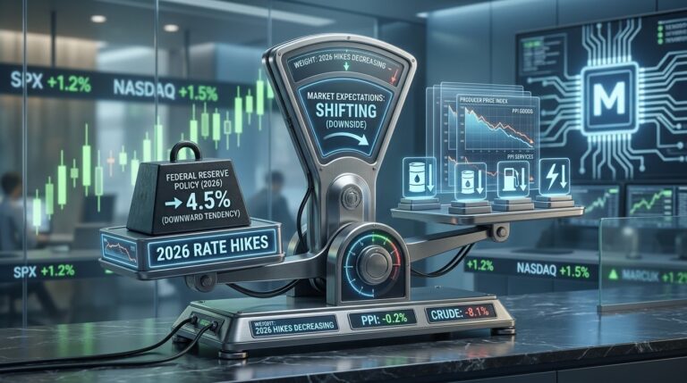 2026 Rate Hike Odds Plunge After Soft July PPI Report