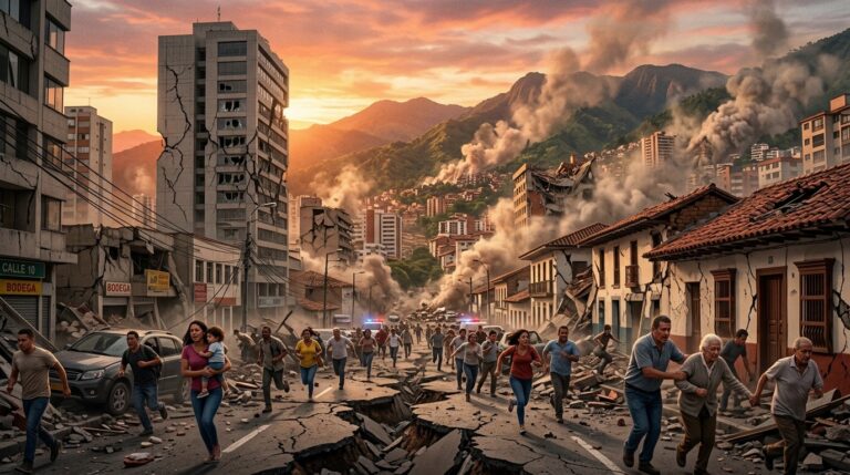 7.4 Magnitude Earthquake Strikes Colombia Causing Major Damage