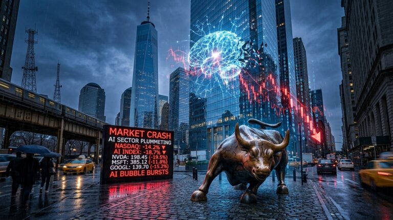 AI Market Rally Faces Sharp Correction Risk Ahead