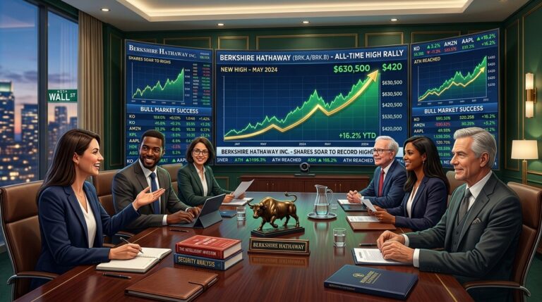 Berkshire Hathaway Shares Reach Eight-Month High