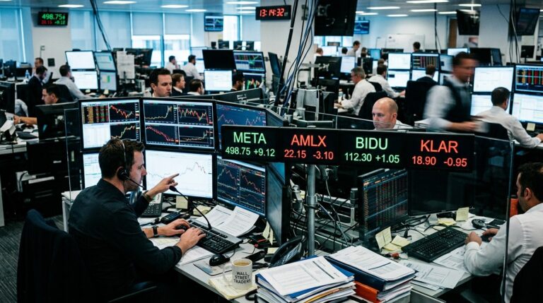 Biggest Midday Stock Movers Today Meta Amylyx Baidu Klarna