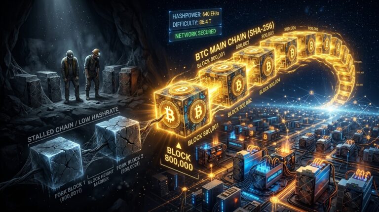 Bitcoin BIP-110 Fork Update: Split Widens as Chain Freezes at Two Blocks