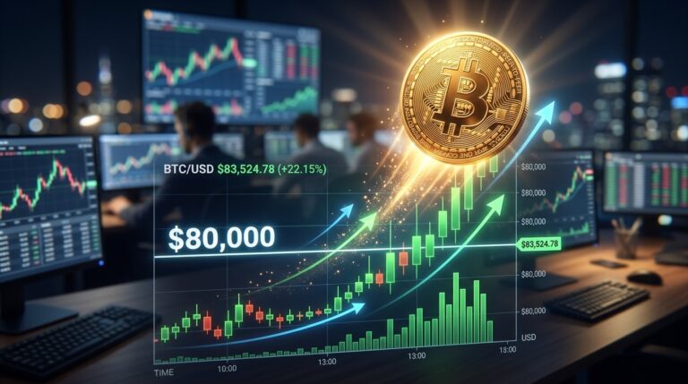 Bitcoin Price Hits $80,000 After 28 Percent Rally