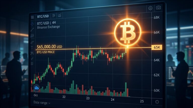 Bitcoin Price Stalls Near $65K as Selling Pressure Builds
