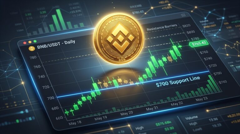 BNB Price Holds Above $700 As Bulls Eye $725 Target