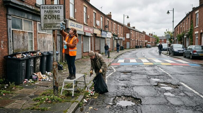 Britain’s Visible Decline: Streets Rotting Amid Rising Taxes