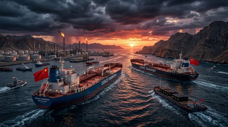China Crude Oil Imports Hit 3 Month High in July as Hormuz Risks Loom
