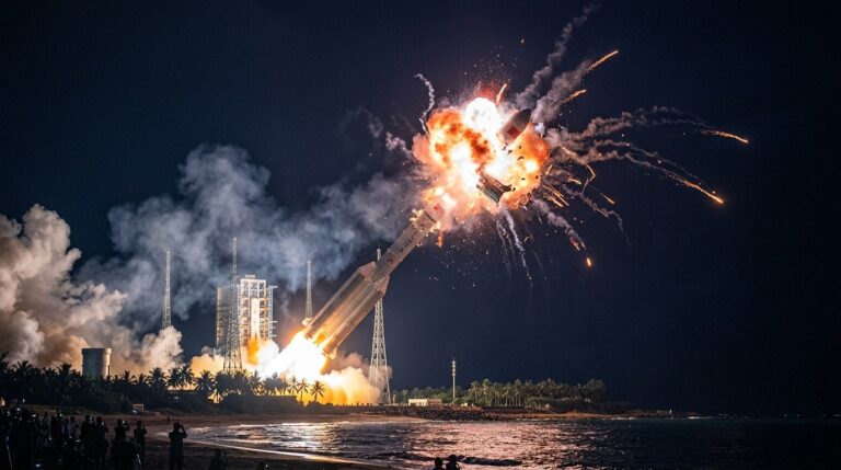 Chinese Long March 7A Rocket Explodes After Liftoff