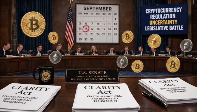 CLARITY Act Faces September 15 Senate Test as Odds Remain Low