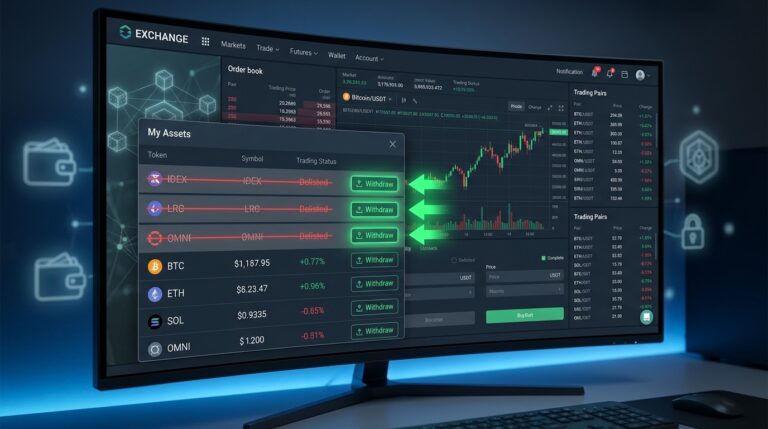Coinbase Drops Five Tokens But Keeps Withdrawals Open