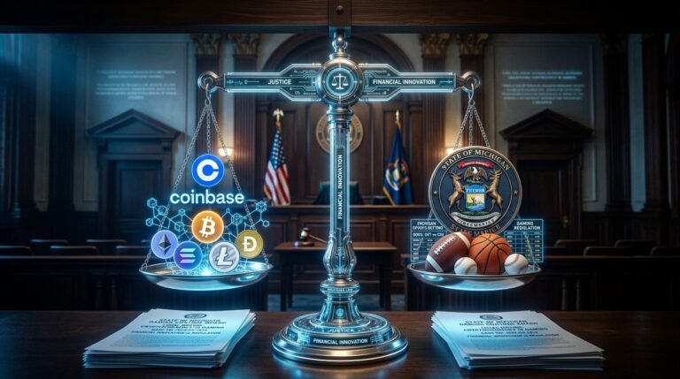 Coinbase Loses Michigan Bid on Sports Prediction Markets