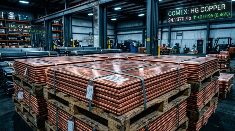 Copper Tariff Premium Signals Trump Trade Risk Ahead