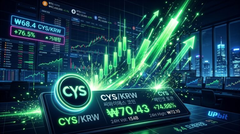 Cysic Token Surges 223 Percent as Upbit Adds CYS Trading Pairs