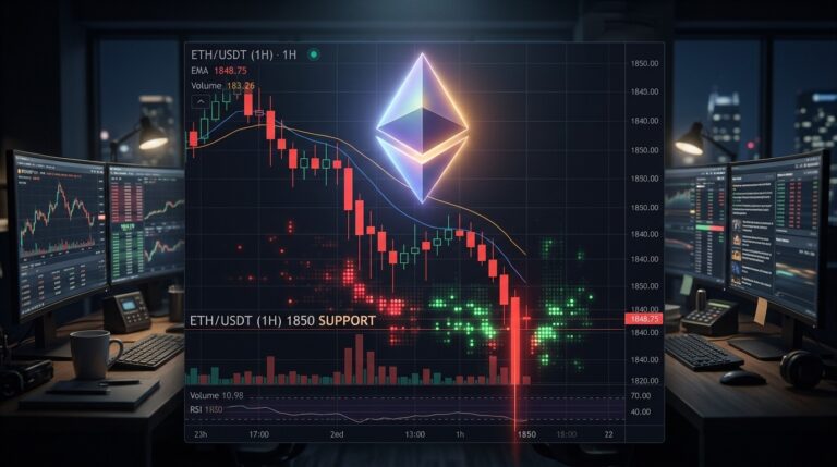 Ethereum Price Drops Can The 1850 Support Level Hold Steady