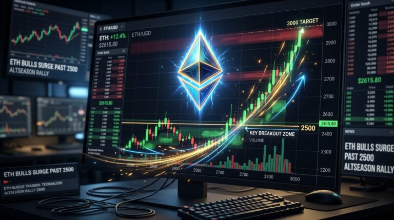 Ethereum Price Holds 2500 As Bulls Eye 3000 Target