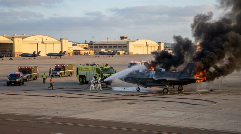 F-35 Stealth Jet Mishap at San Diego Airbase Raises Safety Questions