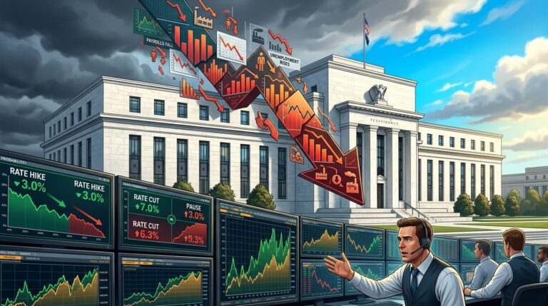 Fed Rate Hike Odds Tumble After Surprise July Jobs Miss