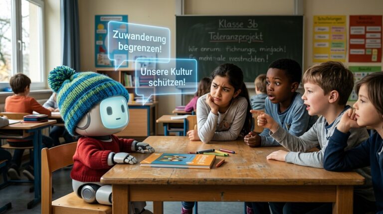 Germany’s AI ‘Racist Uncle’ Robot Sparks School Indoctrination Debate