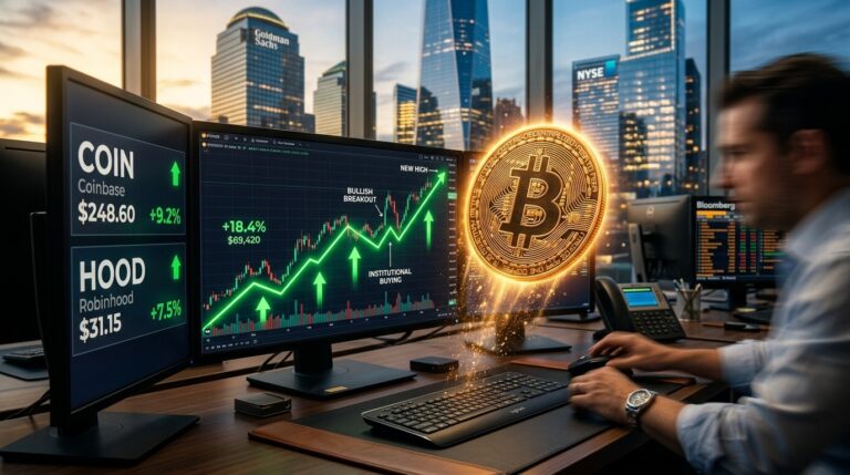 Goldman Sachs Backs Crypto Stocks After Bitcoin Surge
