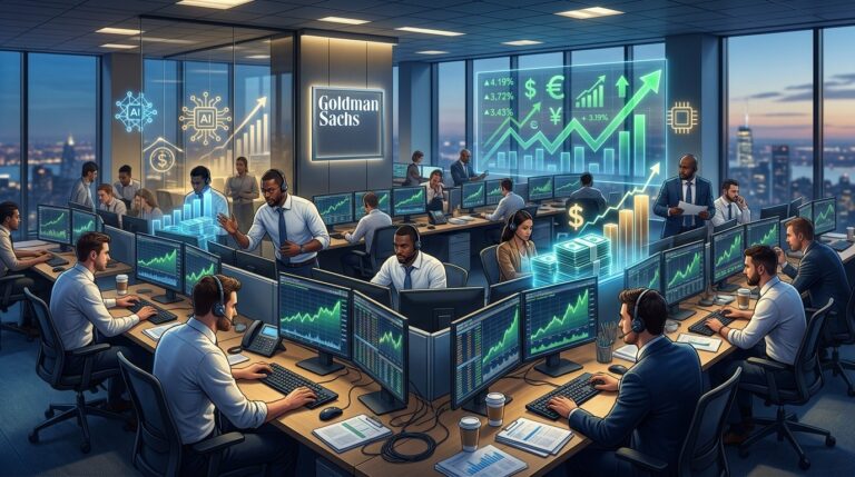 Goldman Sachs Traders on Pace for Record Year in Equities
