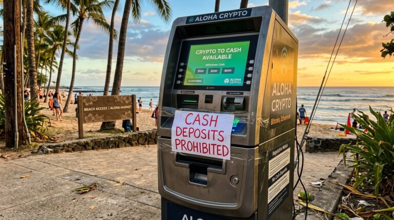 Hawaii Crypto ATM Cash Ban Starts October 1