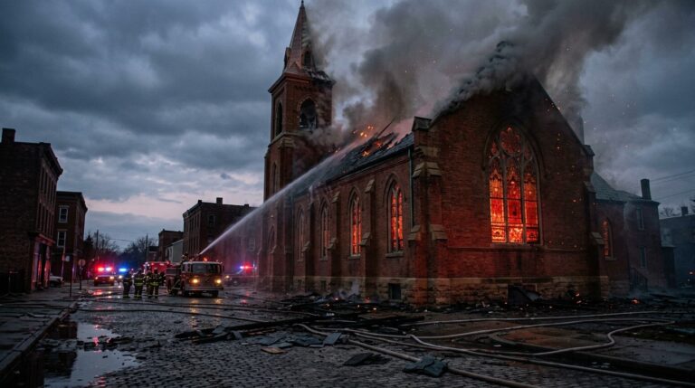 Historic Churches Burning Across Continents Alarm Communities