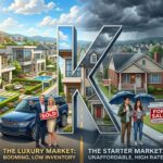 Housing K-Shaped Recovery: Luxury Homes Surge as Starter Buyers Struggle