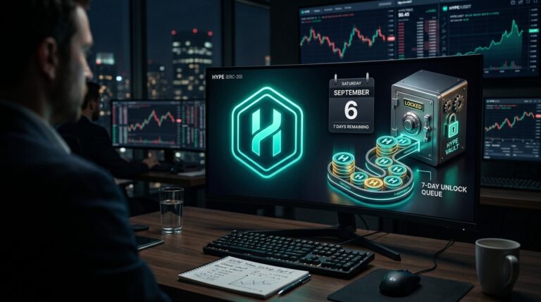 HYPE Token Faces $36M Team Unstaking On September 6