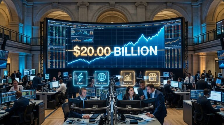 Ice Considers Fresh Polymarket Stake As Value Hits 20 Billion