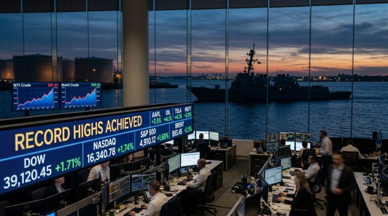 Indefinite War Markets Rally Stocks Hit Records